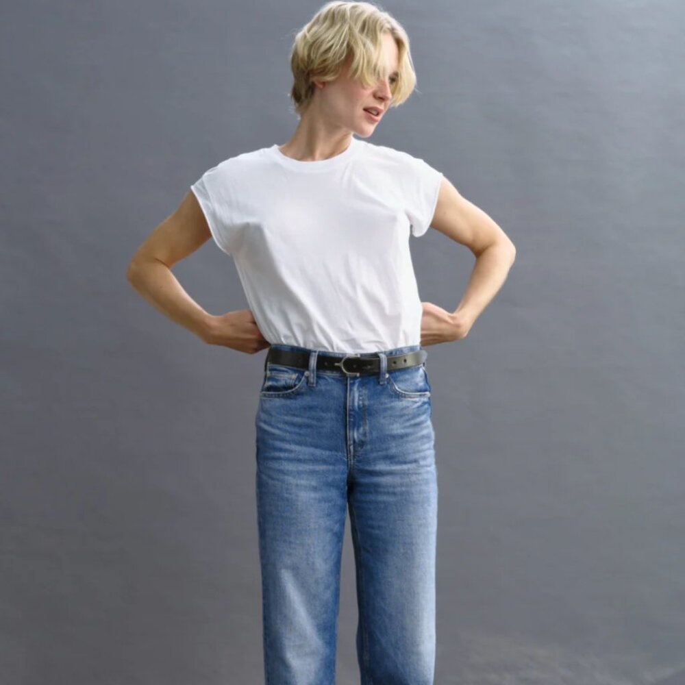 ARY The Supercool Tee in White, Size Small